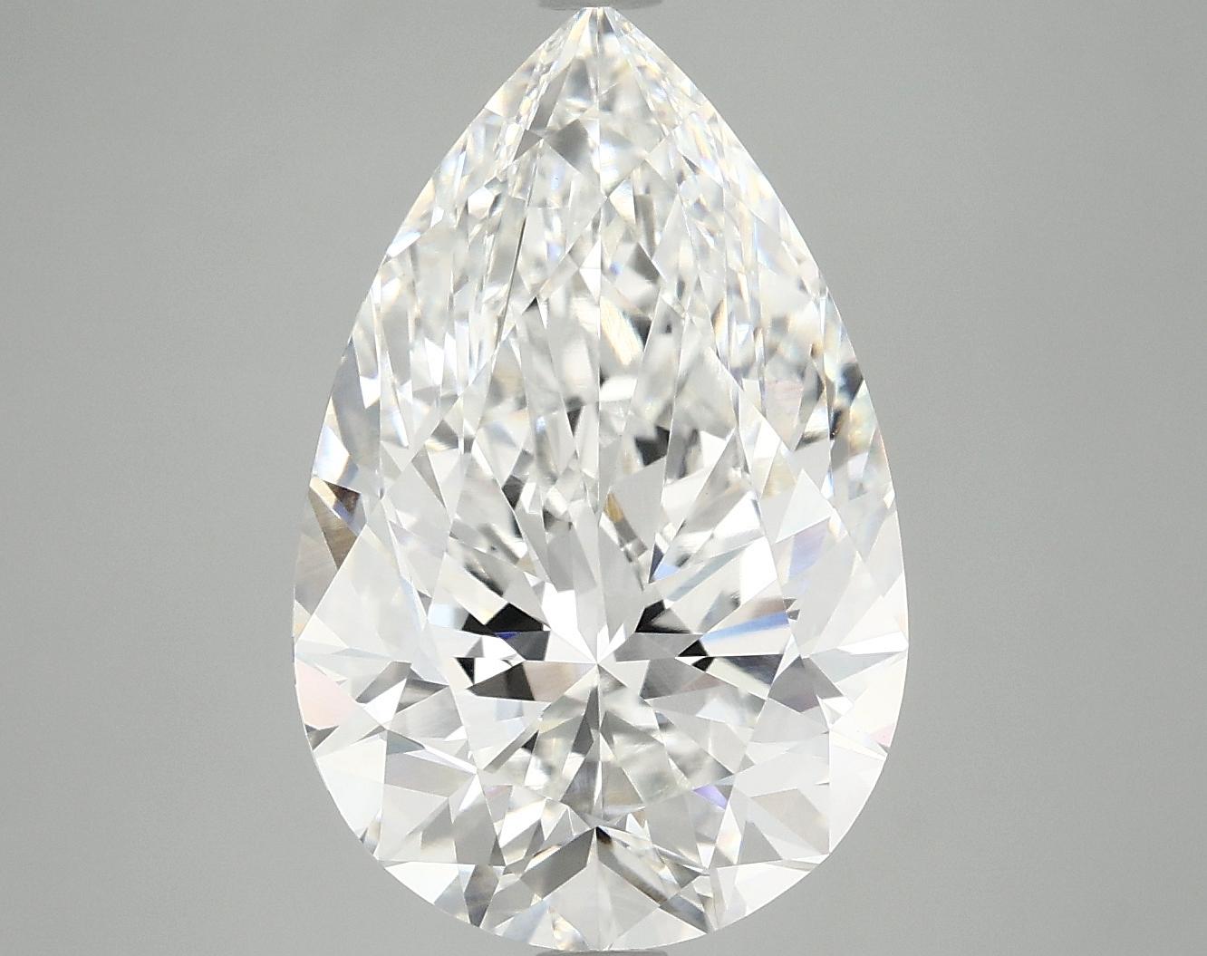 6.2 Carat Pear Shaped Ideal Cut VVS2 IGI Certified Lab Grown Diamond