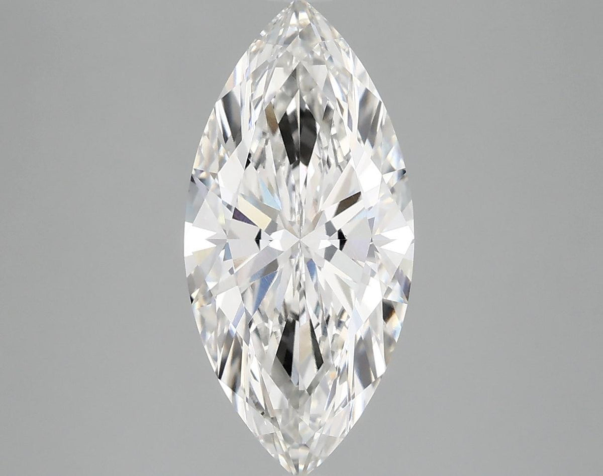 2.53 Carat Marquise Shaped Excellent Cut VVS2 IGI Certified Lab Grown Diamond