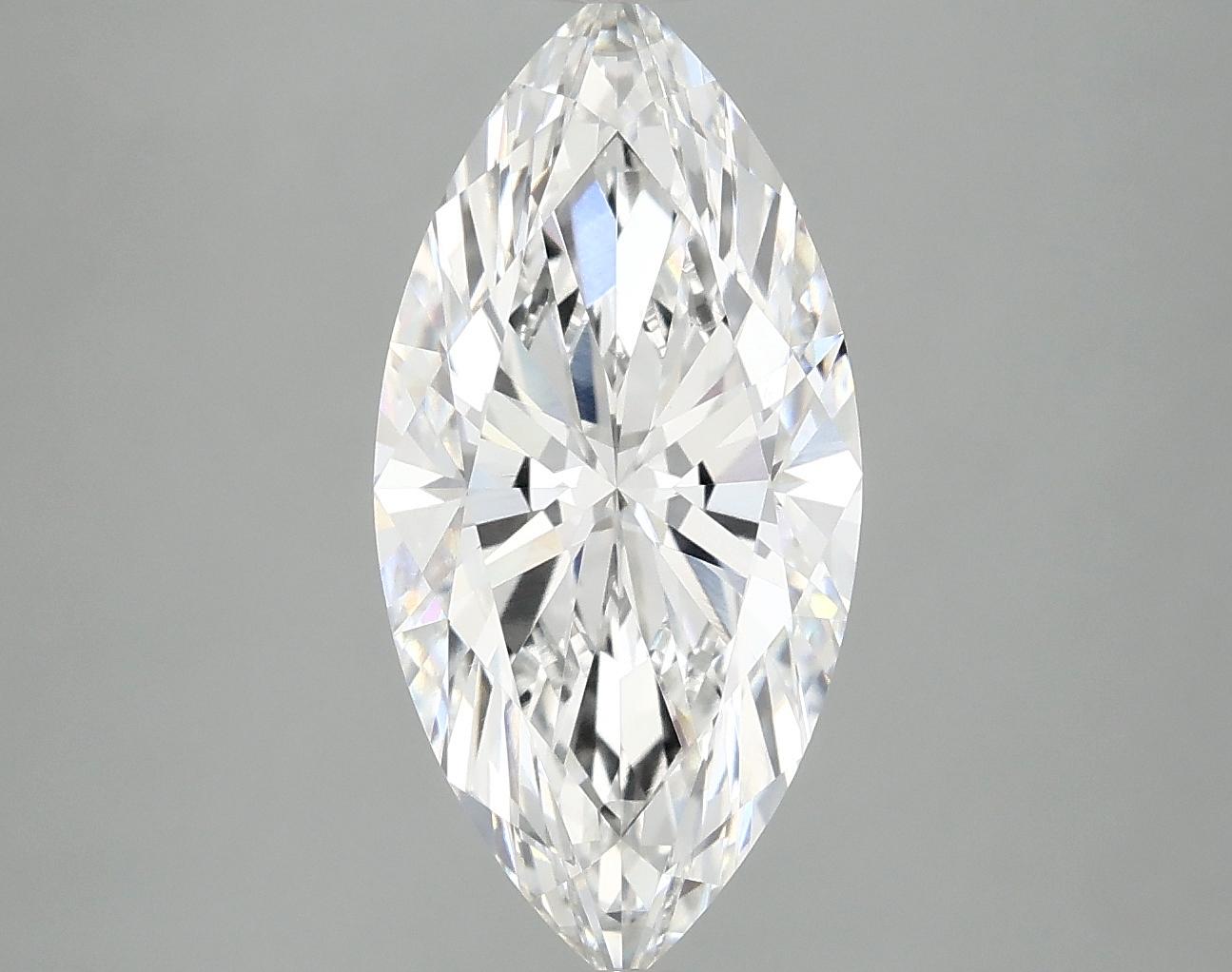 2.99 Carat Marquise Shaped Excellent Cut VVS2 IGI Certified Lab Grown Diamond