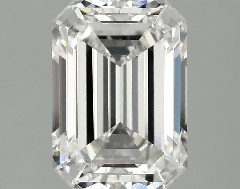 2.51 Carat Emerald Shaped Ideal Cut VVS2 IGI Certified Lab Grown Diamond