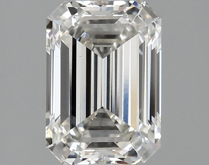 2.1 Carat Emerald Shaped Ideal Cut VS1 IGI Certified Lab Grown Diamond
