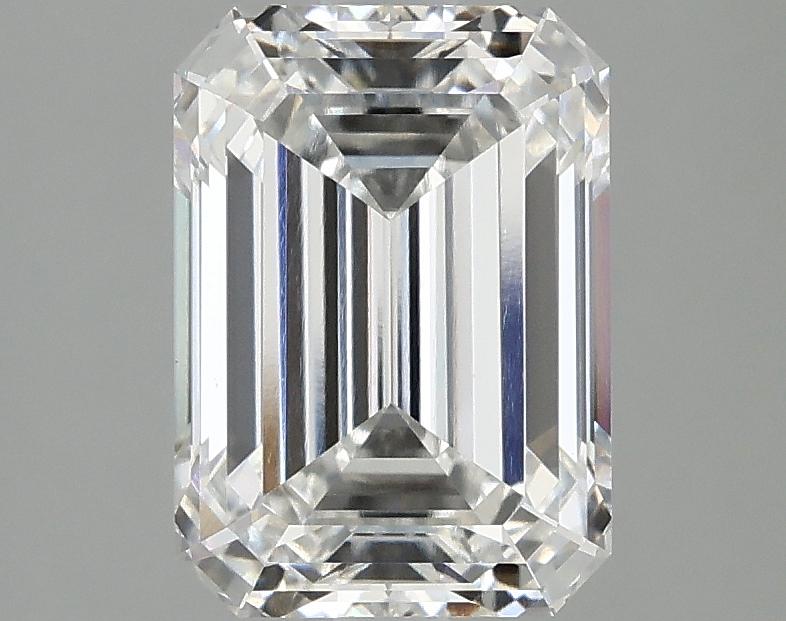 2.57 Carat Emerald Shaped Ideal Cut VS1 IGI Certified Lab Grown Diamond