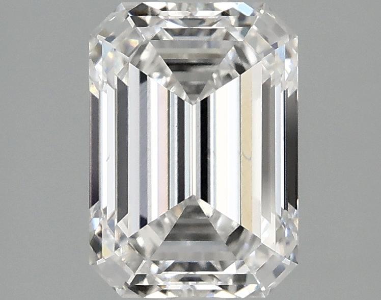 2.1 Carat Emerald Shaped Ideal Cut SI1 IGI Certified Lab Grown Diamond