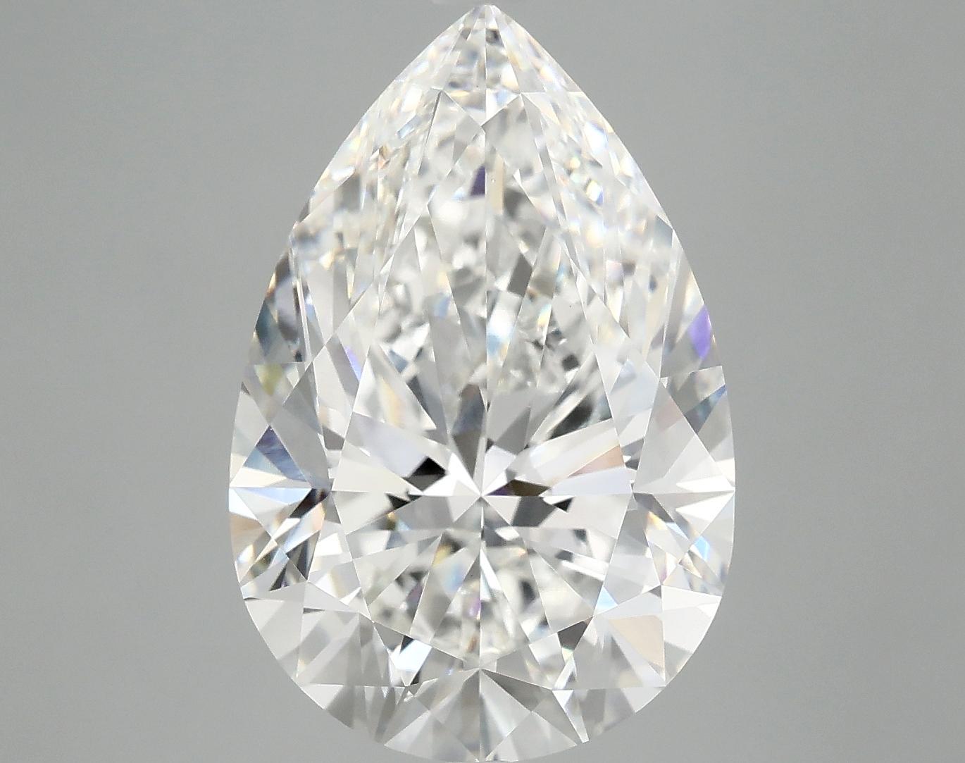 7.04 Carat Pear Shaped Excellent Cut VS1 IGI Certified Lab Grown Diamond
