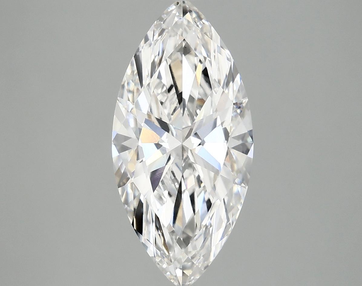 2.33 Carat Marquise Shaped Excellent Cut VVS2 IGI Certified Lab Grown Diamond