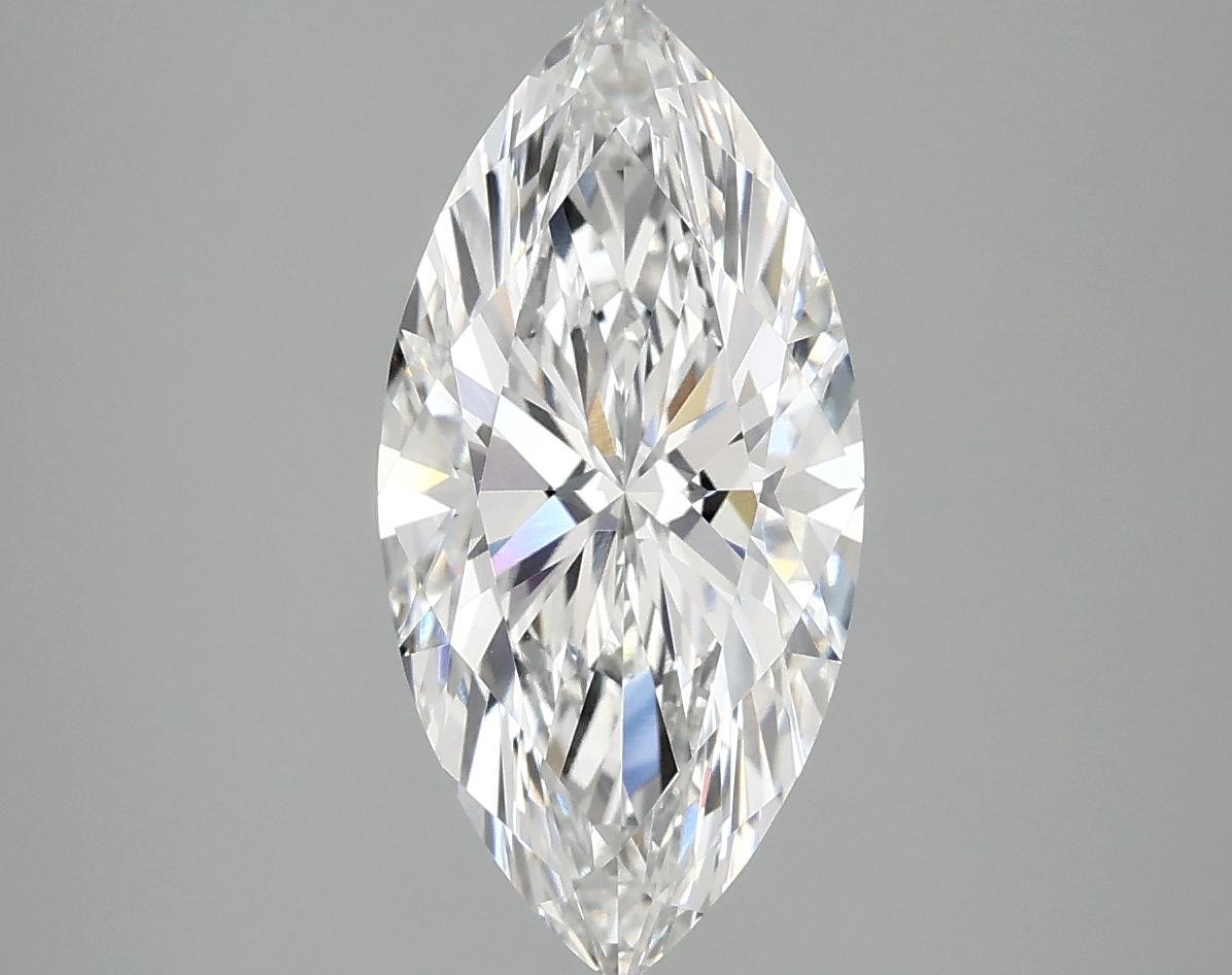 2.51 Carat Marquise Shaped Excellent Cut VVS2 IGI Certified Lab Grown Diamond