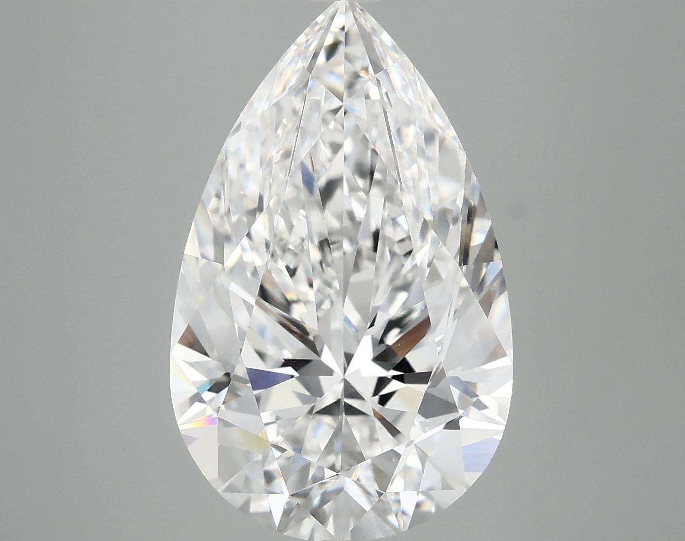 7.25 Carat Pear Shaped Ideal Cut VS1 IGI Certified Lab Grown Diamond