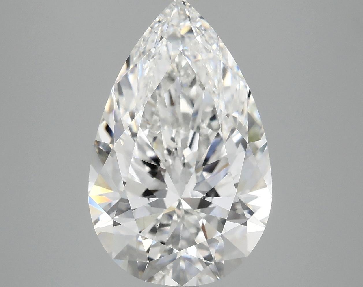 4.9 Carat Pear Shaped Ideal Cut VS1 IGI Certified Lab Grown Diamond