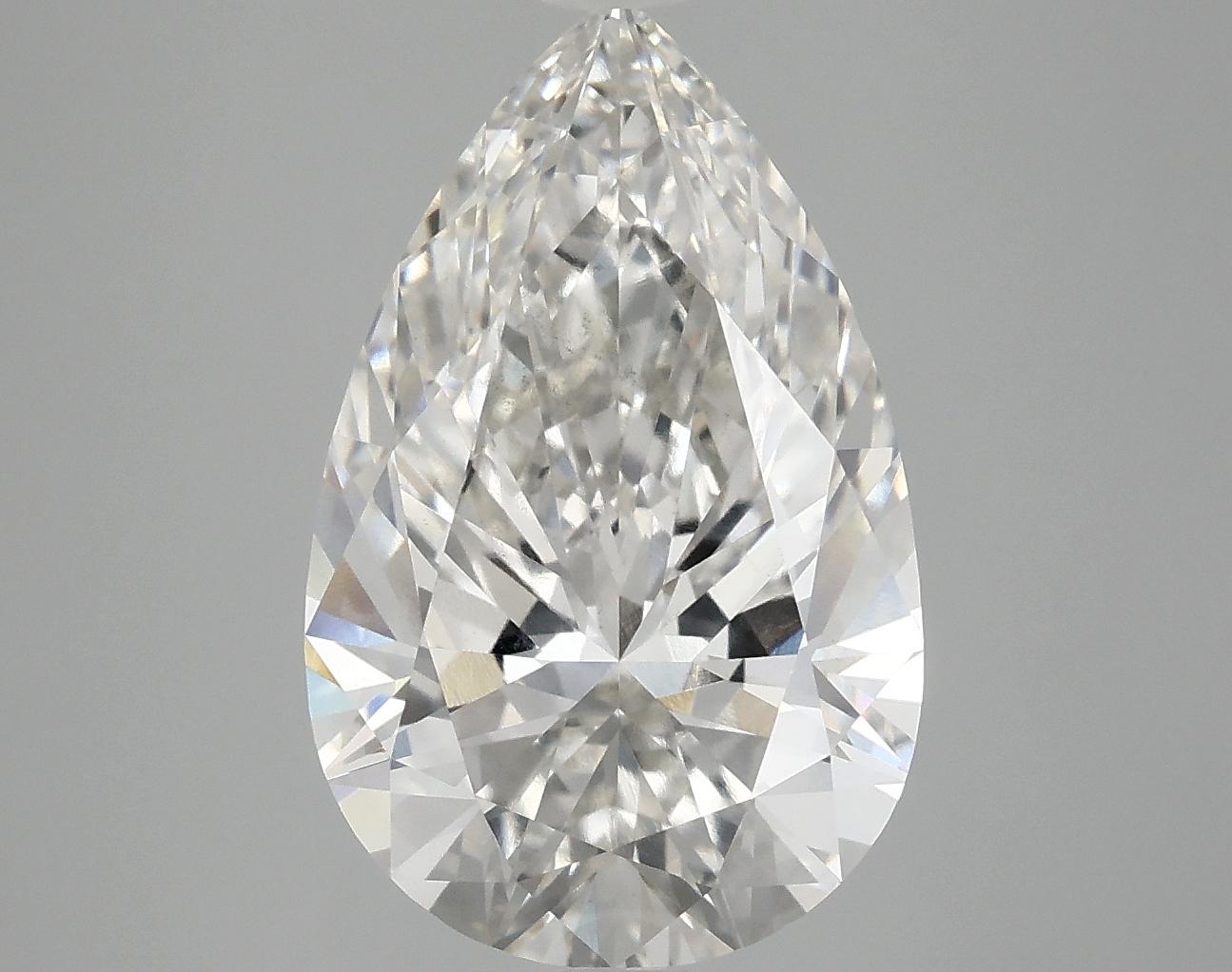 5.08 Carat Pear Shaped Ideal Cut VS2 IGI Certified Lab Grown Diamond