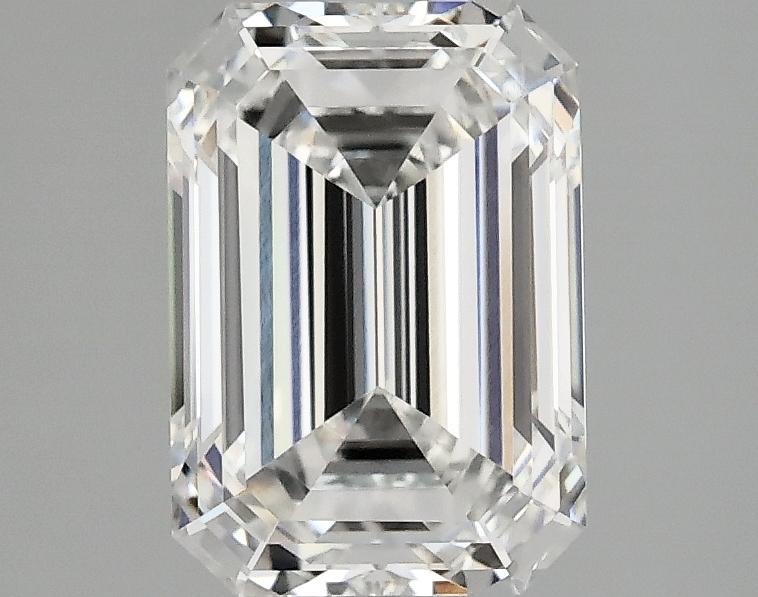 2.1 Carat Emerald Shaped Ideal Cut VVS2 IGI Certified Lab Grown Diamond