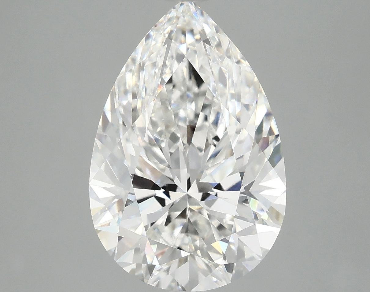 5.03 Carat Pear Shaped Excellent Cut VVS2 IGI Certified Lab Grown Diamond