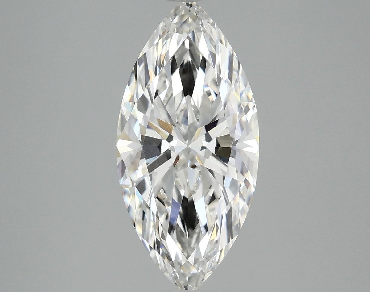 2.52 Carat Marquise Shaped Excellent Cut VVS2 IGI Certified Lab Grown Diamond