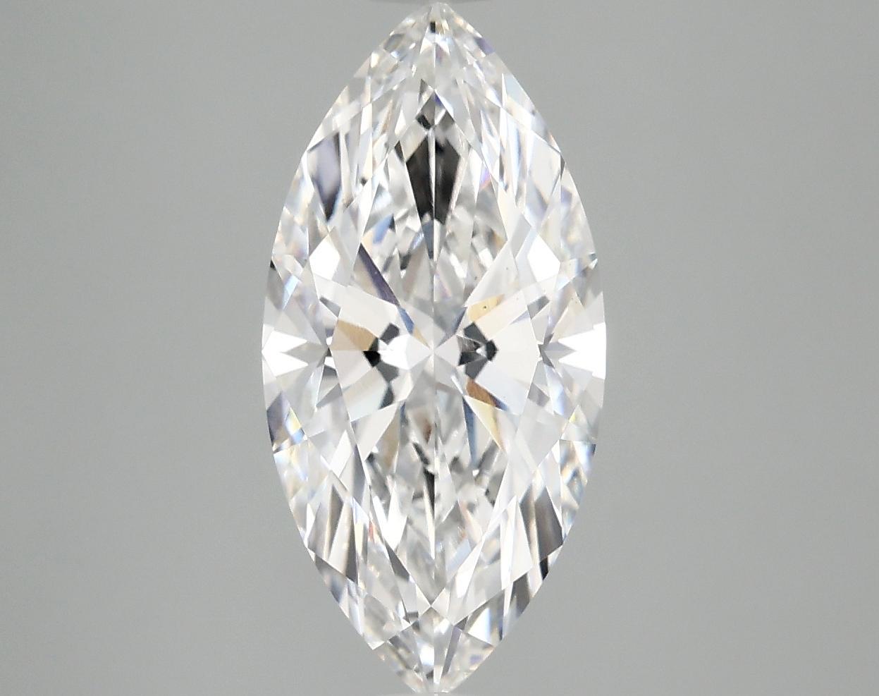 2.66 Carat Marquise Shaped Excellent Cut VS1 IGI Certified Lab Grown Diamond