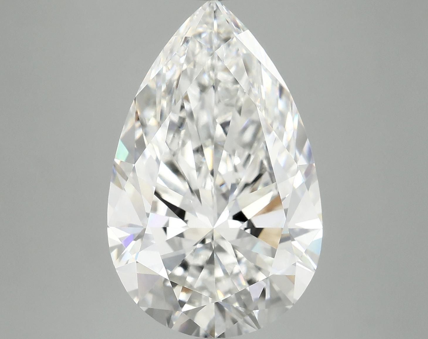 7.31 Carat Pear Shaped Ideal Cut VVS2 IGI Certified Lab Grown Diamond