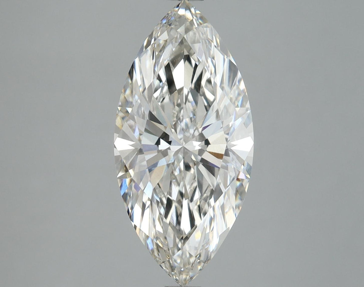 3.02 Carat Marquise Shaped Excellent Cut VVS2 IGI Certified Lab Grown Diamond