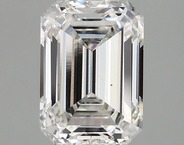 2.1 Carat Emerald Shaped Ideal Cut VS1 IGI Certified Lab Grown Diamond