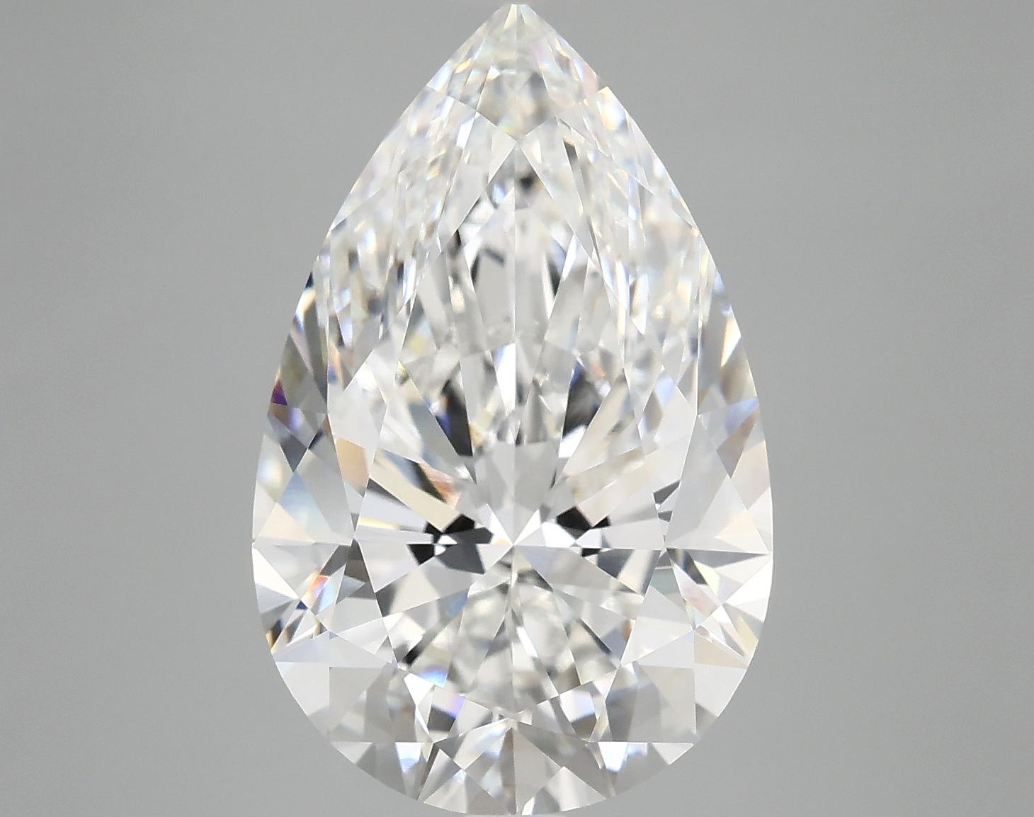 7.55 Carat Pear Shaped Ideal Cut VVS2 IGI Certified Lab Grown Diamond