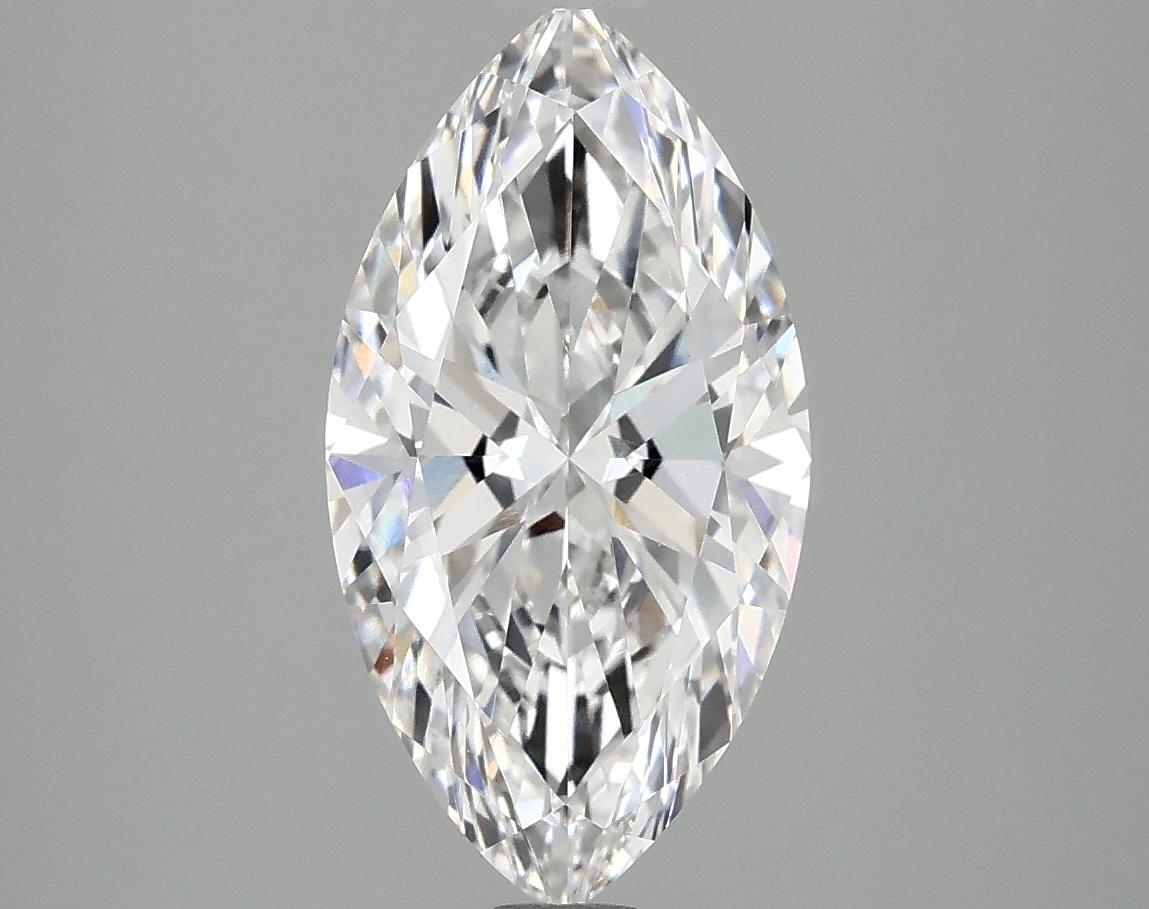 2.5 Carat Marquise Shaped Excellent Cut VVS2 IGI Certified Lab Grown Diamond