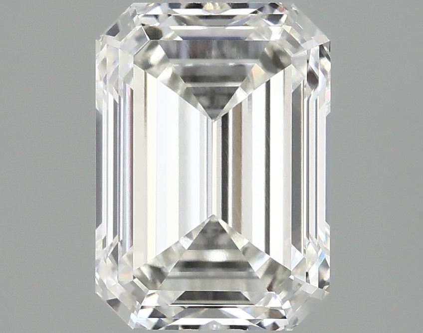3.06 Carat Emerald Shaped Ideal Cut VVS2 IGI Certified Lab Grown Diamond