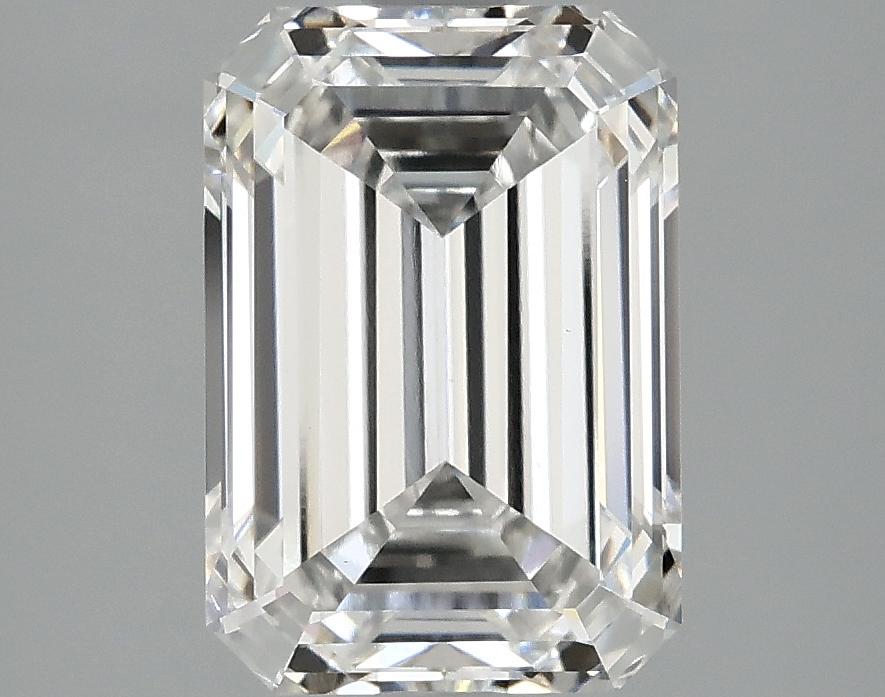 2.68 Carat Emerald Shaped Ideal Cut VVS2 IGI Certified Lab Grown Diamond