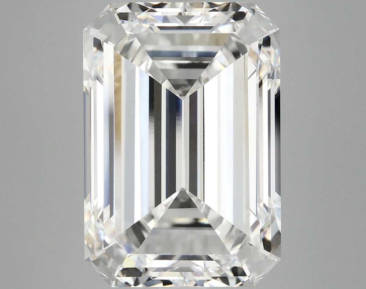 12.49 Carat Emerald Shaped Ideal Cut VVS2 IGI Certified Lab Grown Diamond