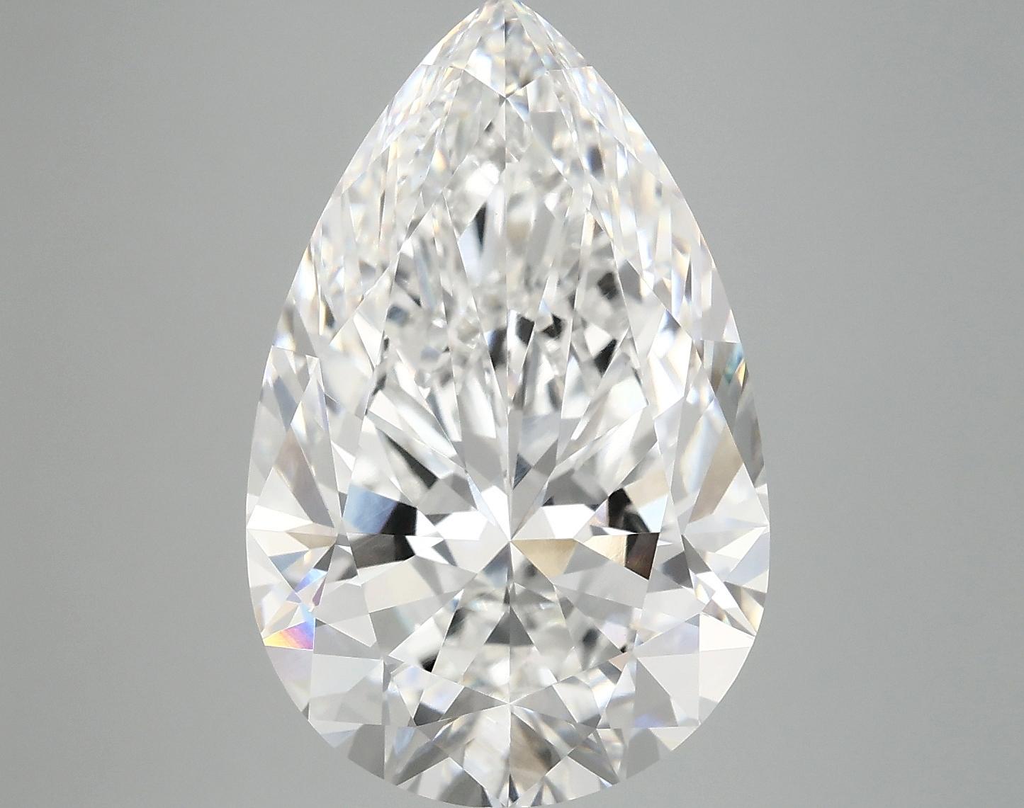 7.97 Carat Pear Shaped Ideal Cut VVS2 IGI Certified Lab Grown Diamond