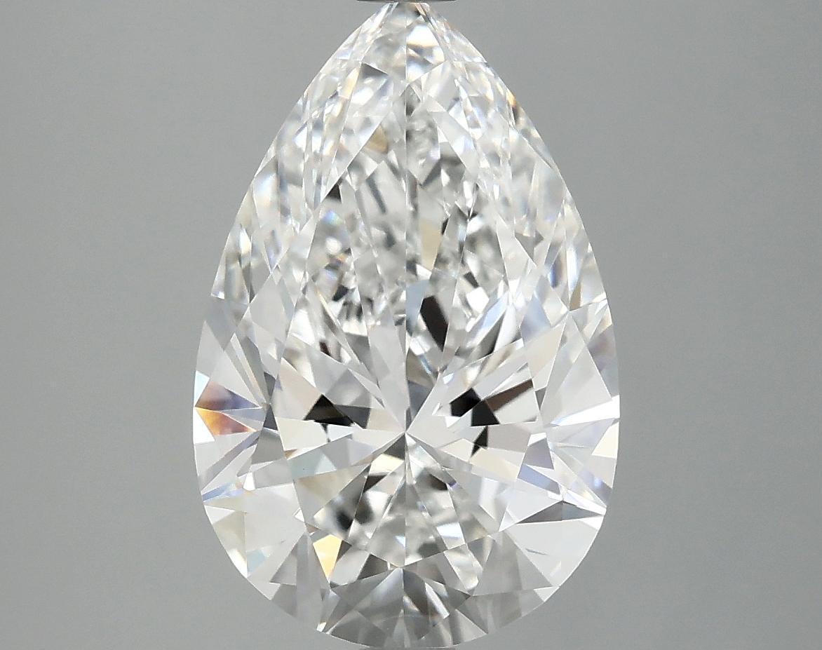 3.99 Carat Pear Shaped Ideal Cut VVS2 IGI Certified Lab Grown Diamond