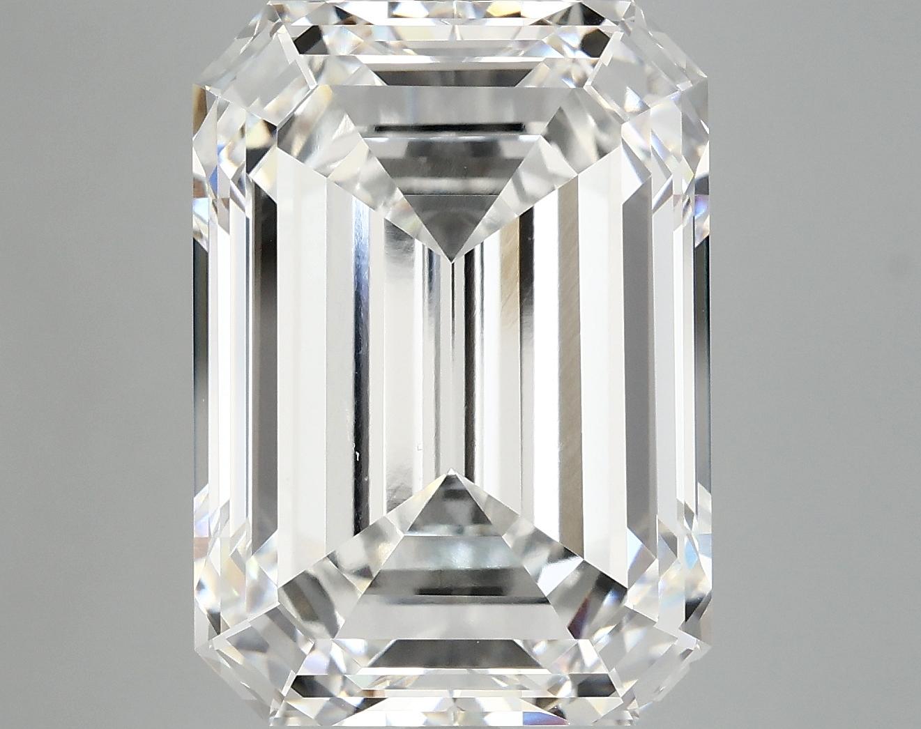 12.25 Carat Emerald Shaped Ideal Cut VVS2 IGI Certified Lab Grown Diamond
