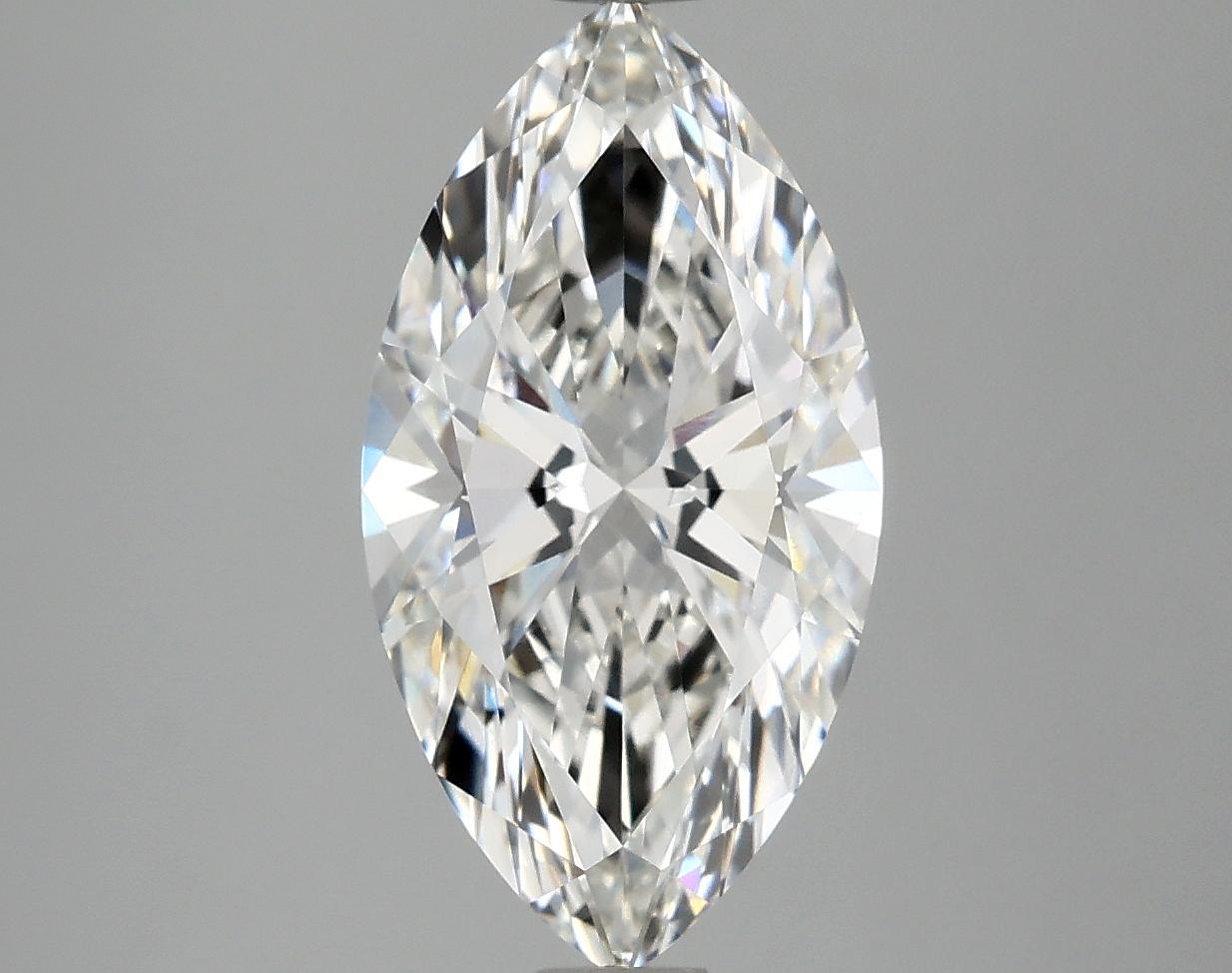 3.05 Carat Marquise Shaped Excellent Cut VS1 IGI Certified Lab Grown Diamond