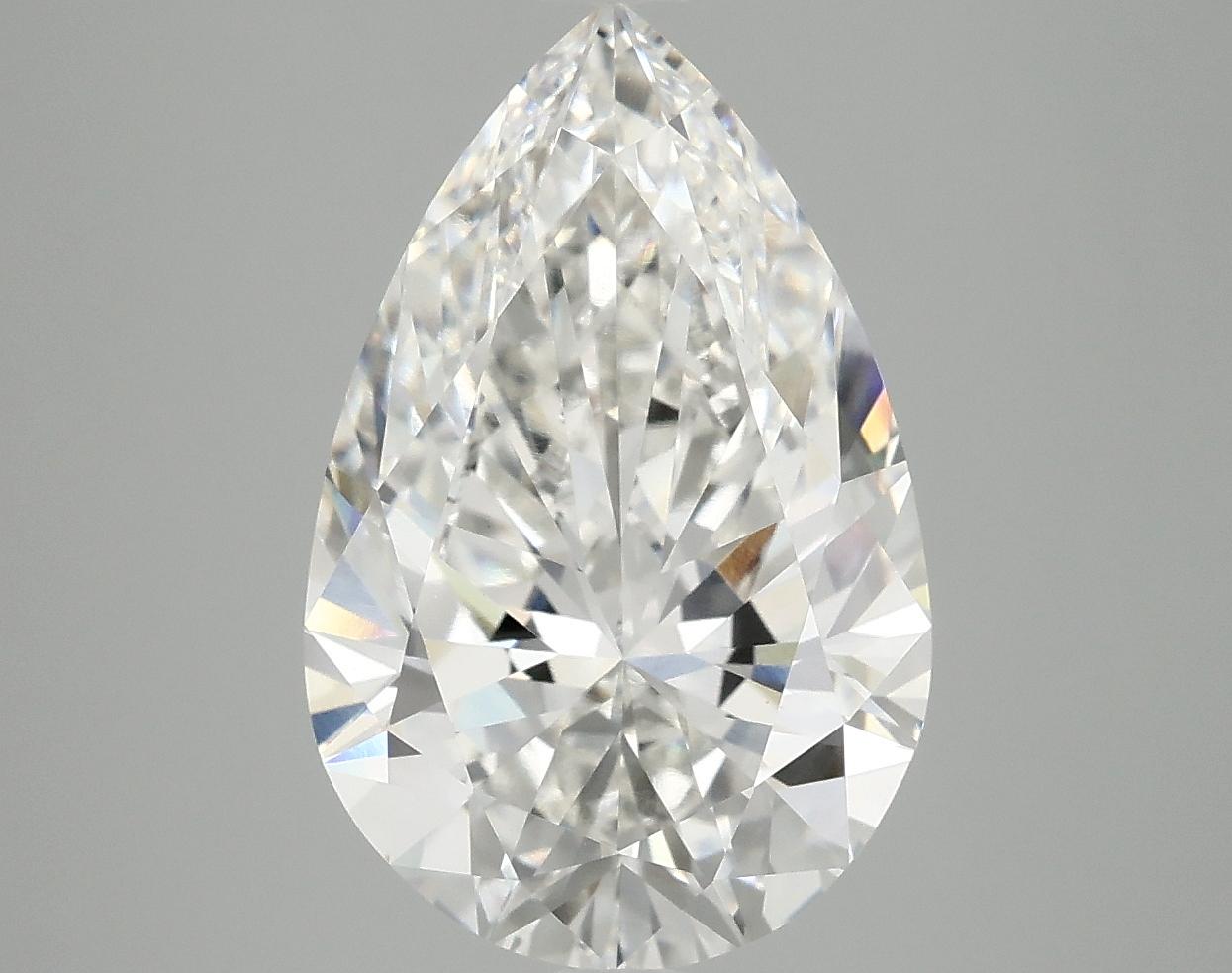 5.03 Carat Pear Shaped Ideal Cut VVS2 IGI Certified Lab Grown Diamond