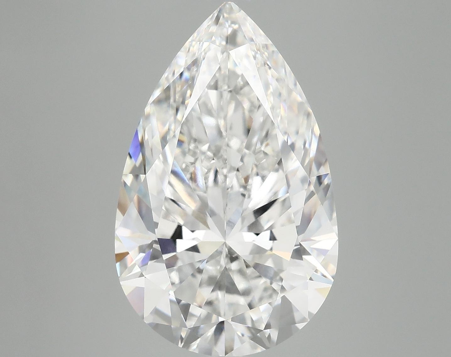 7.04 Carat Pear Shaped Ideal Cut VS1 IGI Certified Lab Grown Diamond