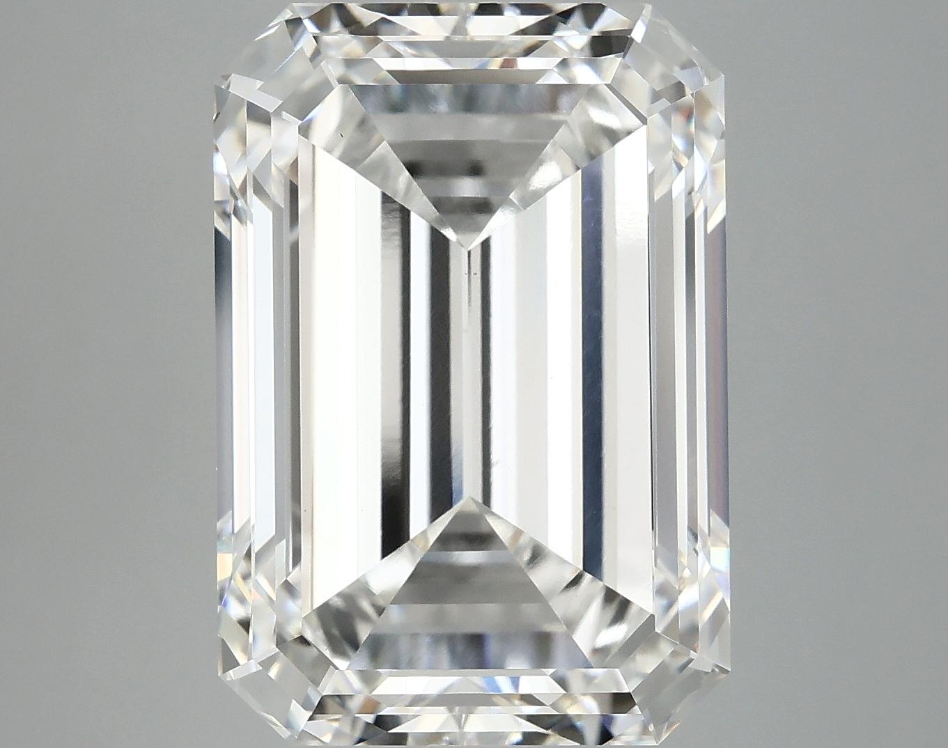12.08 Carat Emerald Shaped Ideal Cut VS1 IGI Certified Lab Grown Diamond