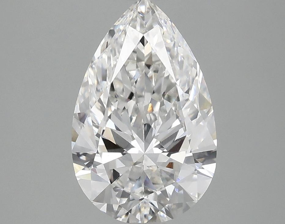 2.01 Carat Pear Shaped Ideal Cut VVS2 IGI Certified Lab Grown Diamond