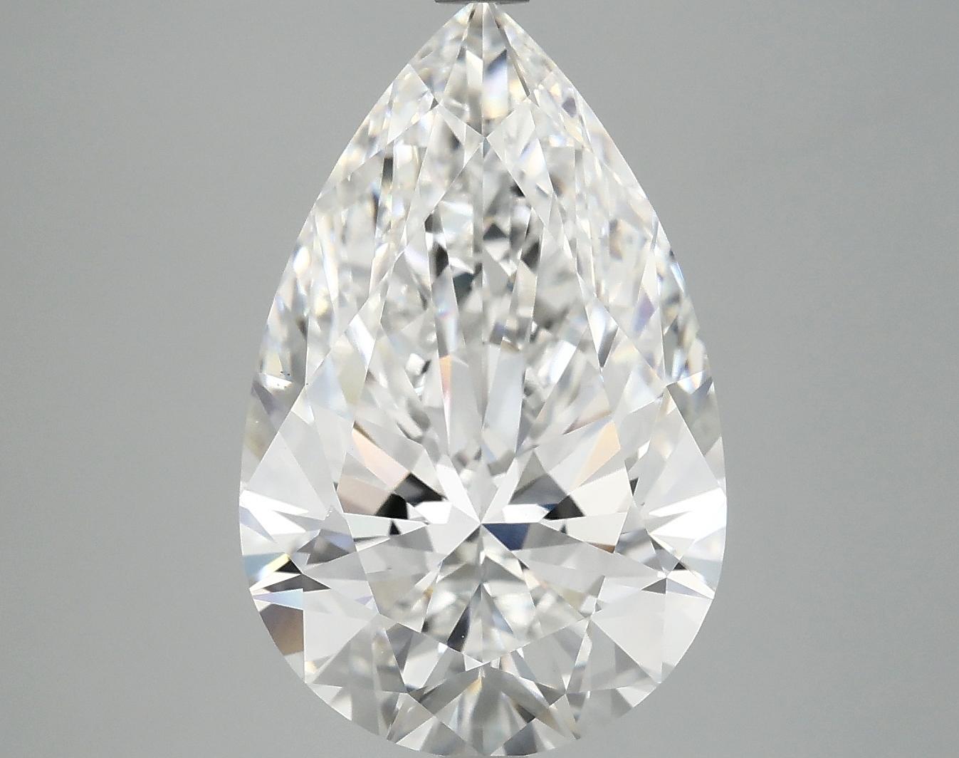 6.19 Carat Pear Shaped Ideal Cut VS1 IGI Certified Lab Grown Diamond