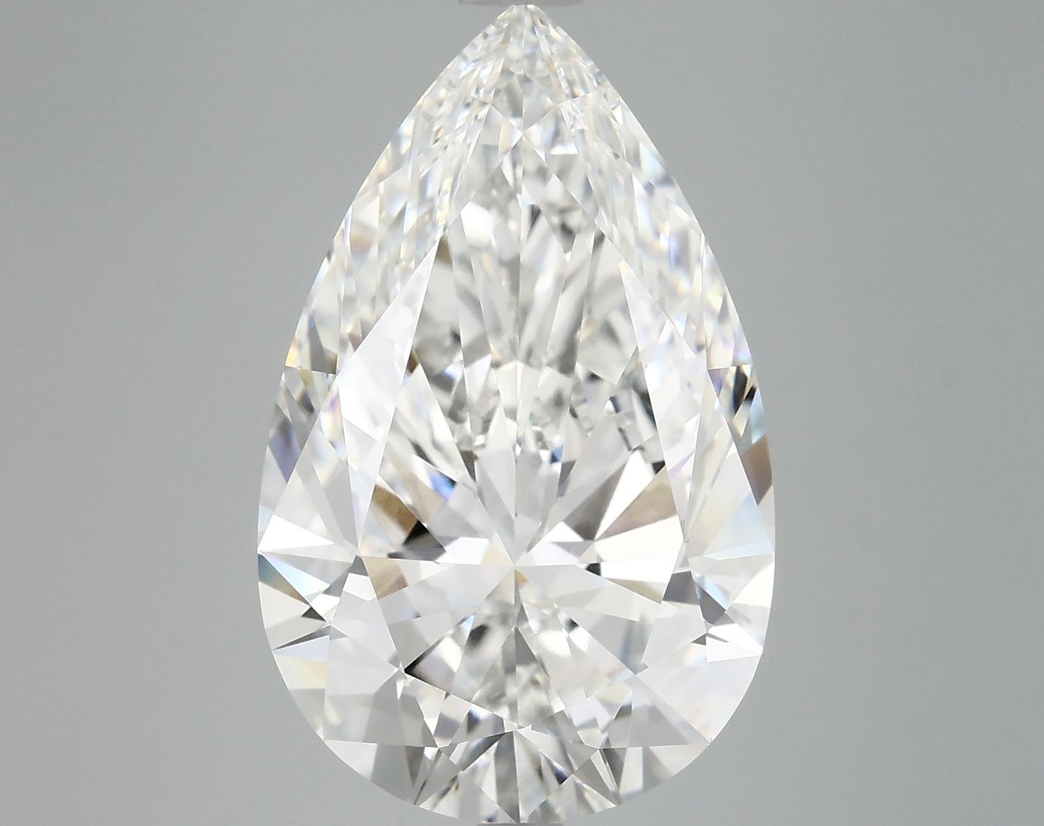 7.33 Carat Pear Shaped Ideal Cut VVS2 IGI Certified Lab Grown Diamond