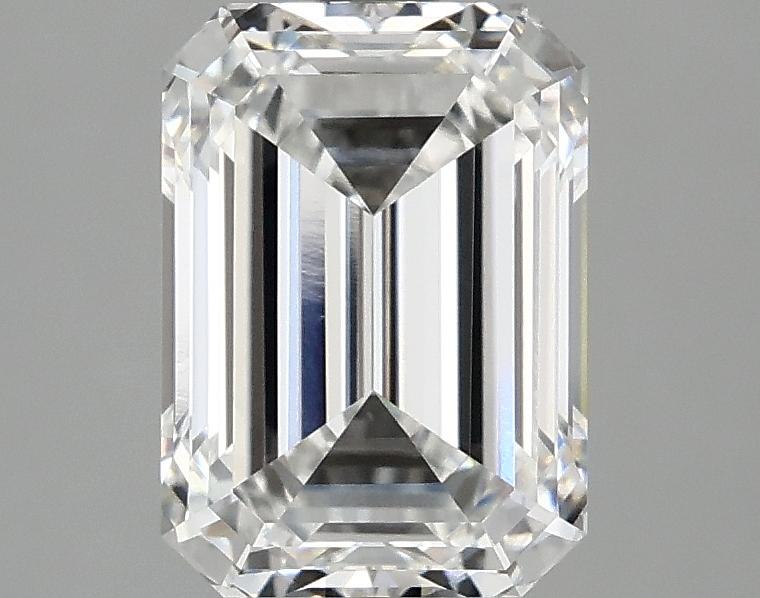 2.54 Carat Emerald Shaped Ideal Cut VS1 IGI Certified Lab Grown Diamond