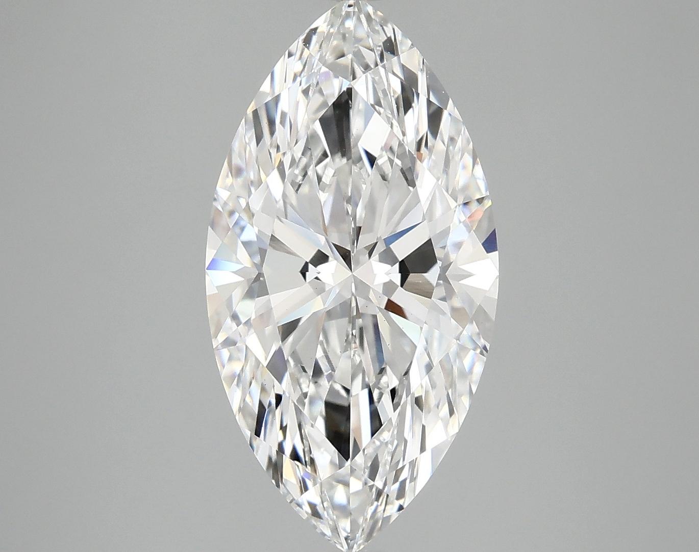 3.81 Carat Marquise Shaped Ideal Cut VS1 IGI Certified Lab Grown Diamond