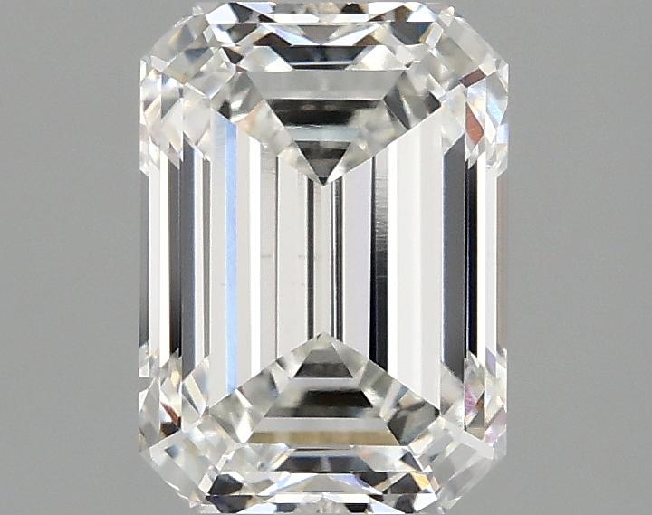 2.06 Carat Emerald Shaped Ideal Cut VVS2 IGI Certified Lab Grown Diamond