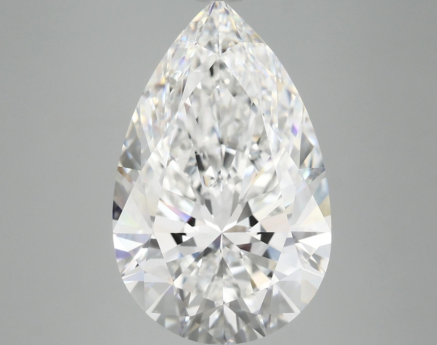 7.04 Carat Pear Shaped Ideal Cut VS1 IGI Certified Lab Grown Diamond