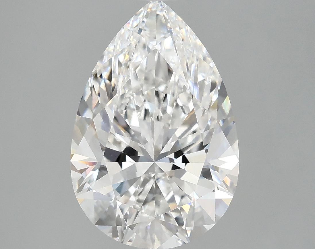 3.51 Carat Pear Shaped Excellent Cut VVS2 IGI Certified Lab Grown Diamond