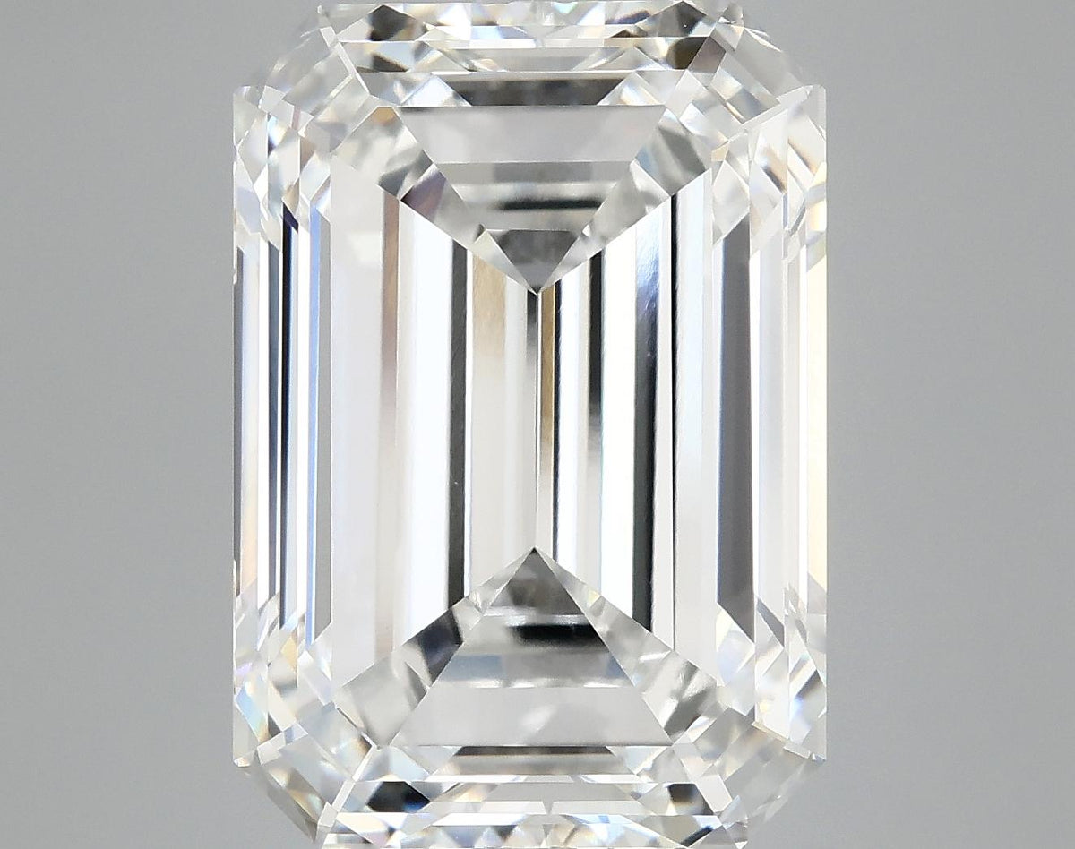 12.28 Carat Emerald Shaped Ideal Cut VVS2 IGI Certified Lab Grown Diamond