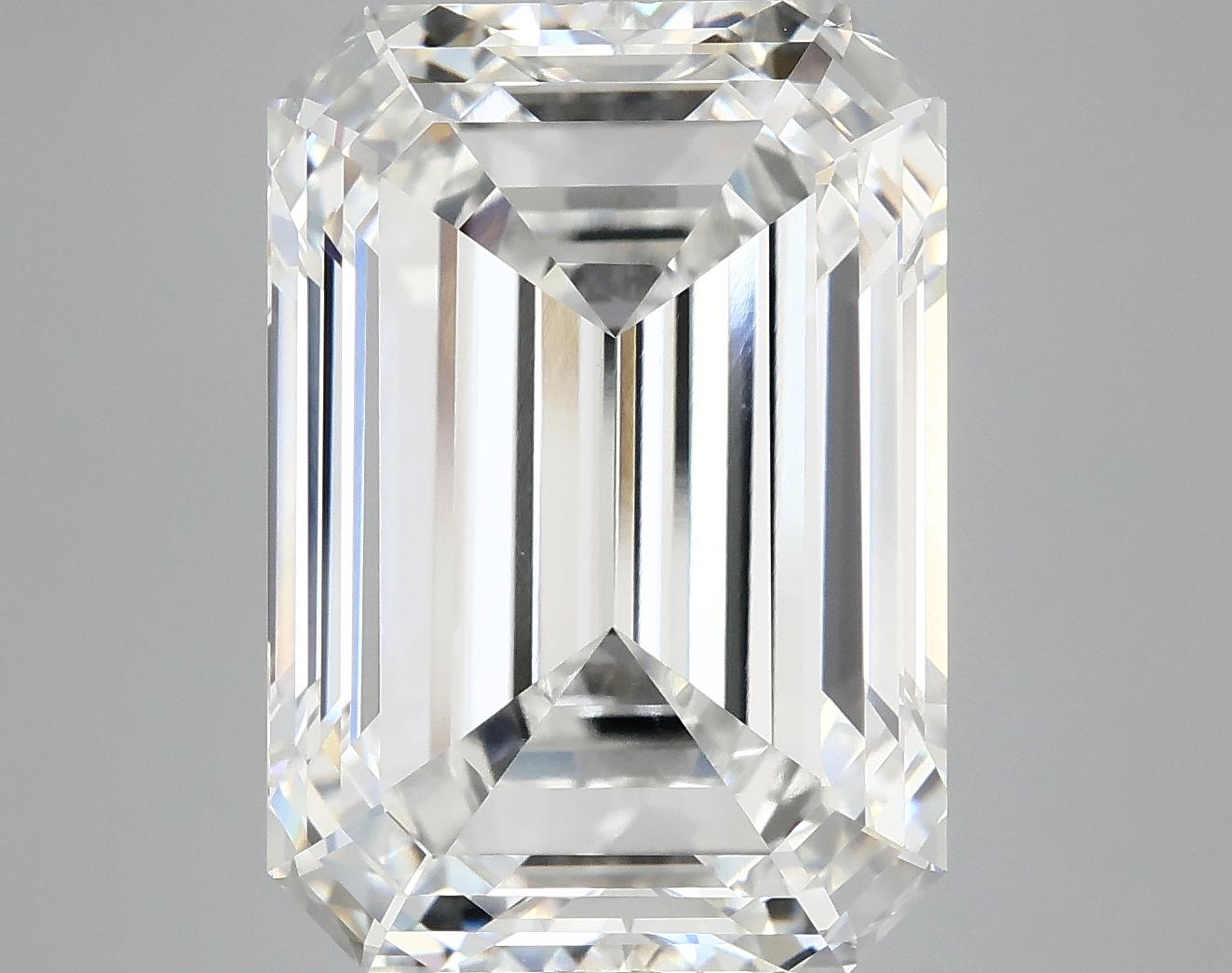 12.28 Carat Emerald Shaped Ideal Cut VVS2 IGI Certified Lab Grown Diamond