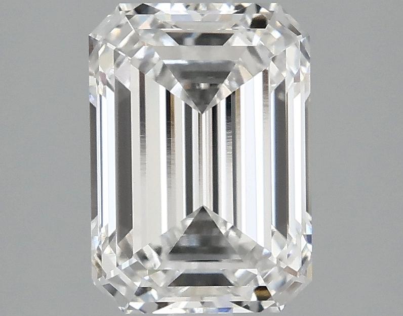 2.56 Carat Emerald Shaped Ideal Cut VVS2 IGI Certified Lab Grown Diamond