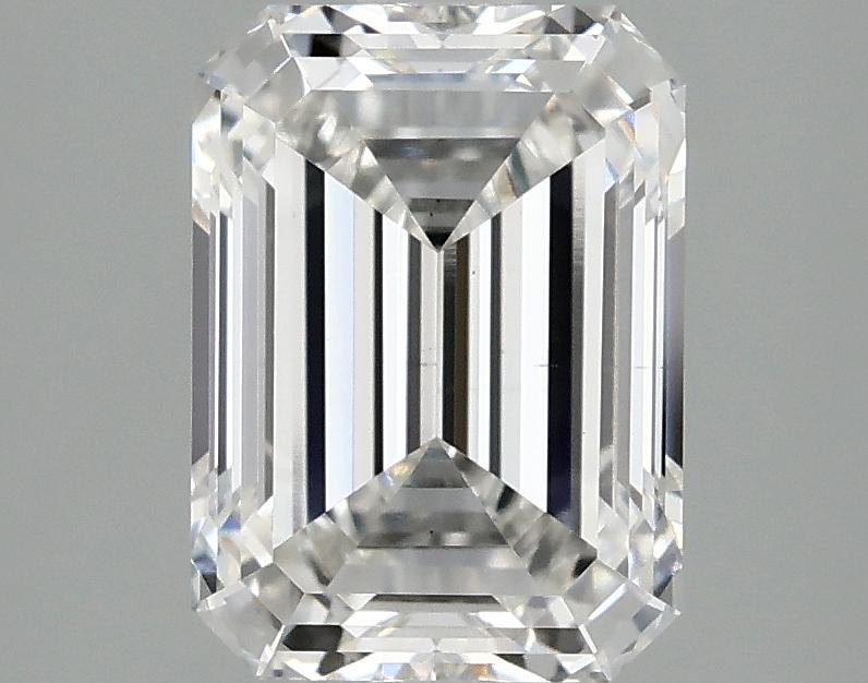 2.55 Carat Emerald Shaped Excellent Cut VS2 IGI Certified Lab Grown Diamond