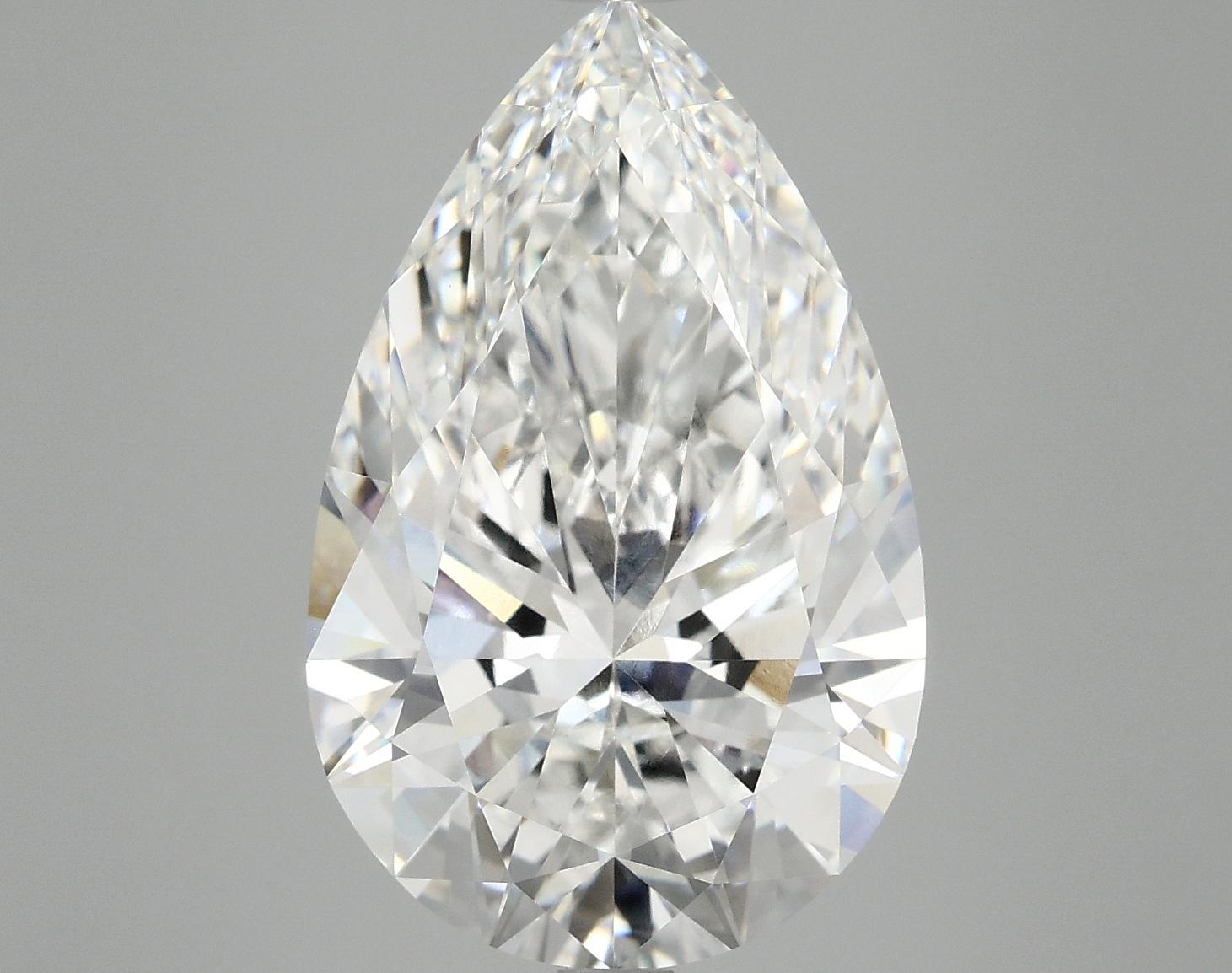 7.3 Carat Pear Shaped Ideal Cut VVS2 IGI Certified Lab Grown Diamond