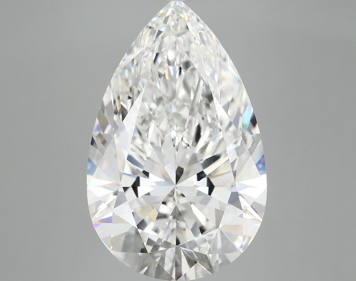 8.14 Carat Pear Shaped Ideal Cut VVS2 IGI Certified Lab Grown Diamond