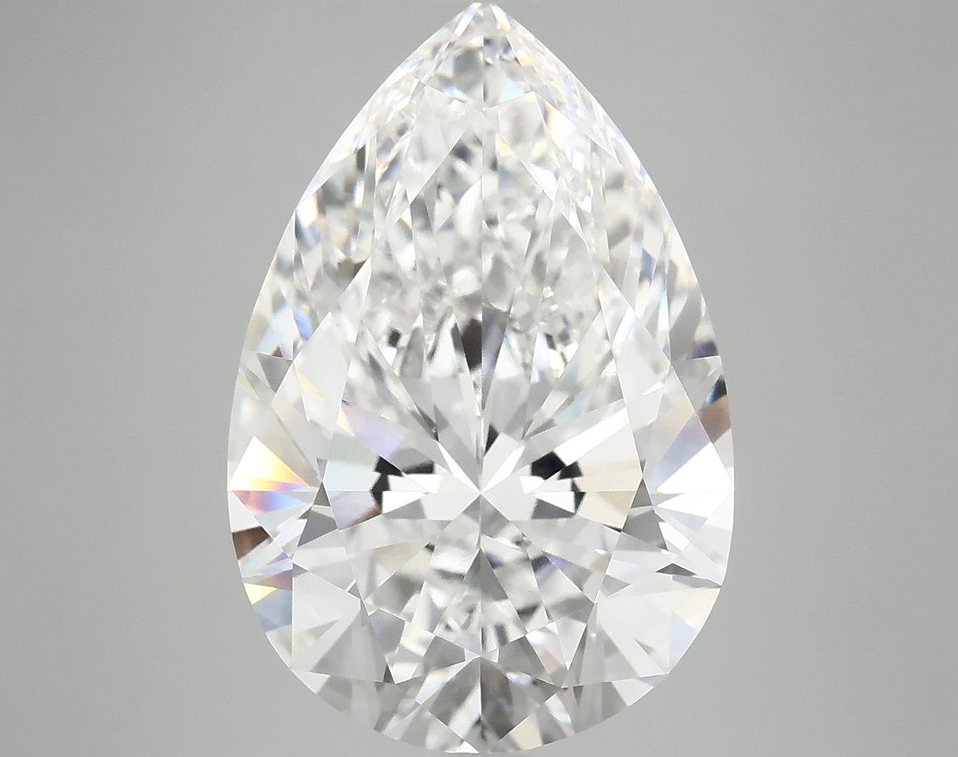 7.35 Carat Pear Shaped Excellent Cut VVS2 IGI Certified Lab Grown Diamond