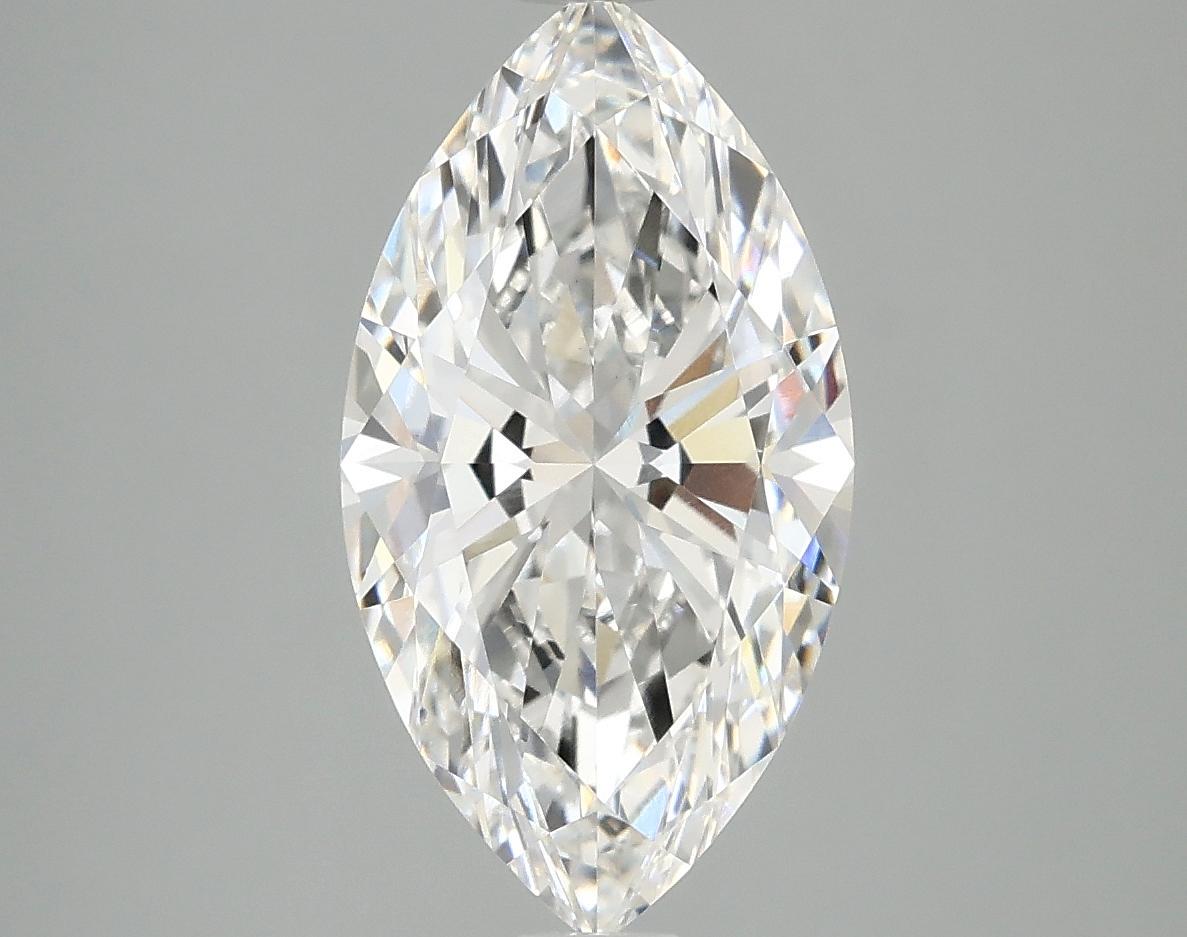 3.02 Carat Marquise Shaped Excellent Cut VVS2 IGI Certified Lab Grown Diamond