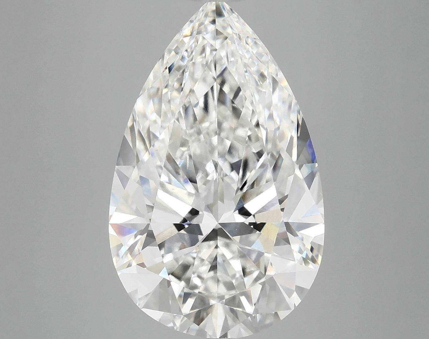 7.06 Carat Pear Shaped Ideal Cut VS1 IGI Certified Lab Grown Diamond