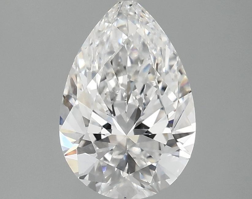 1.58 Carat Pear Shaped Excellent Cut VVS2 IGI Certified Lab Grown Diamond